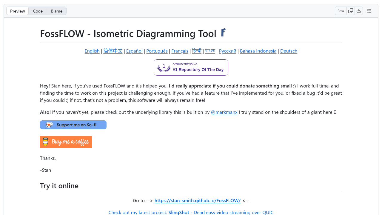 FossFLOW interface preview