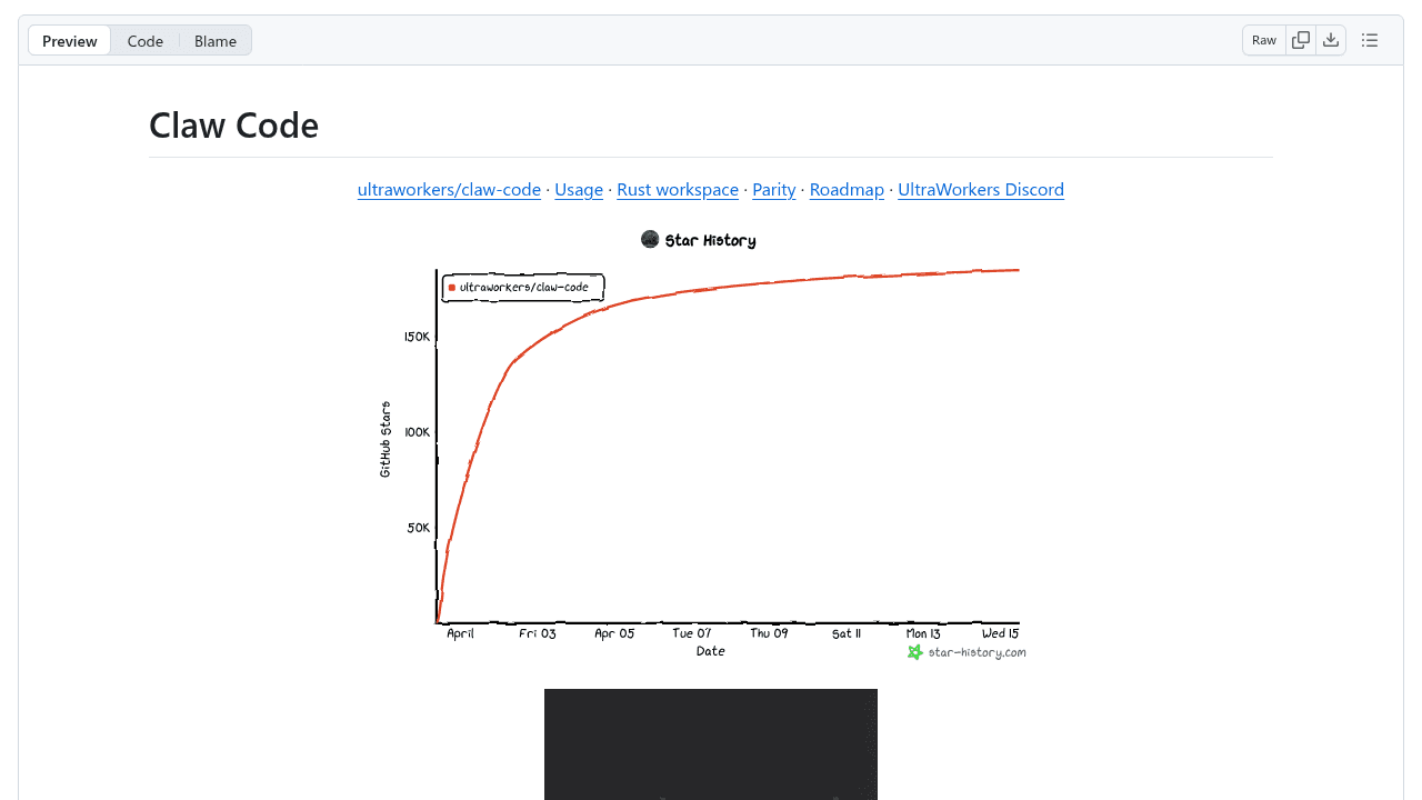 claw-code interface preview