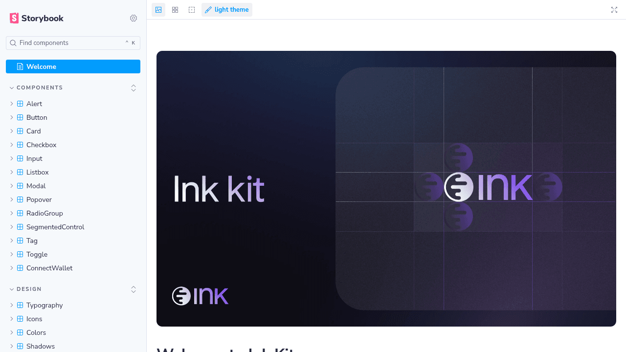 ink-kit interface preview