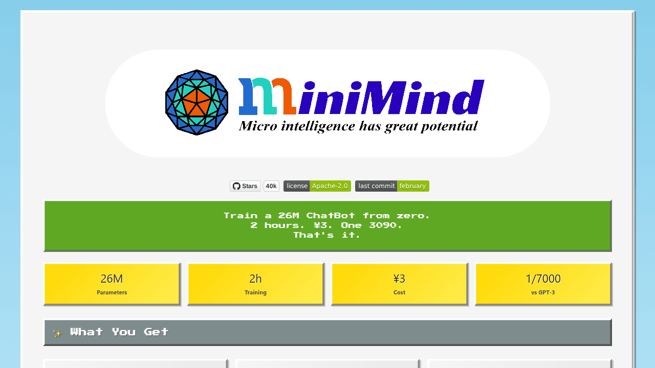 minimind interface preview