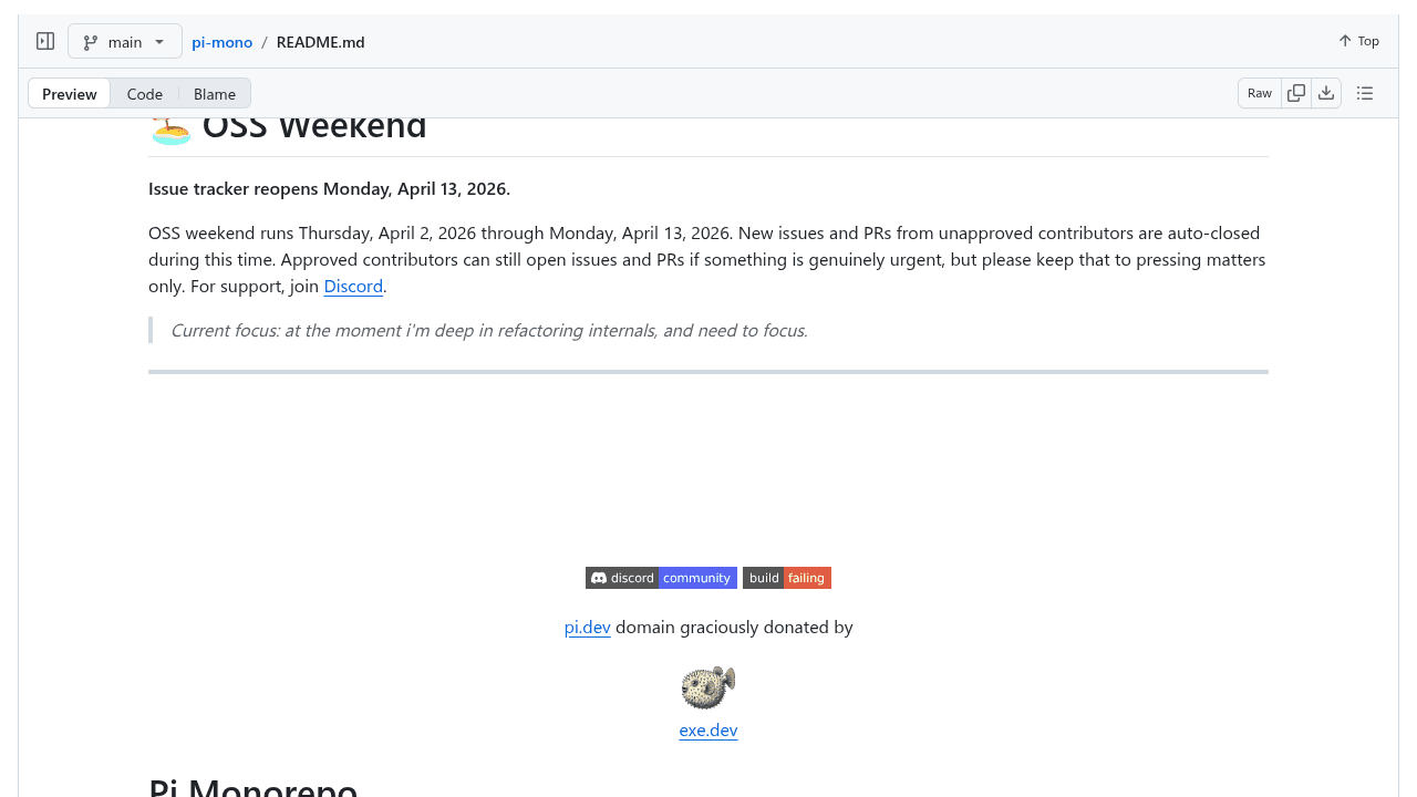 pi-mono interface preview