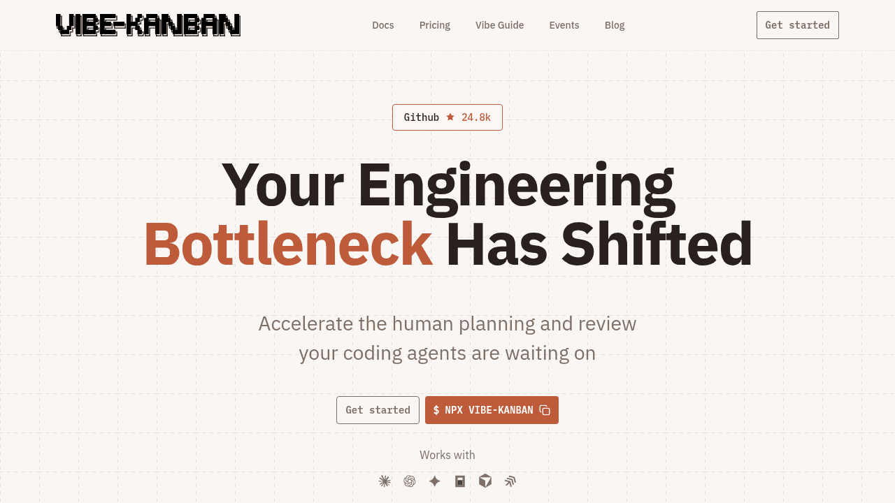 vibe-kanban interface preview