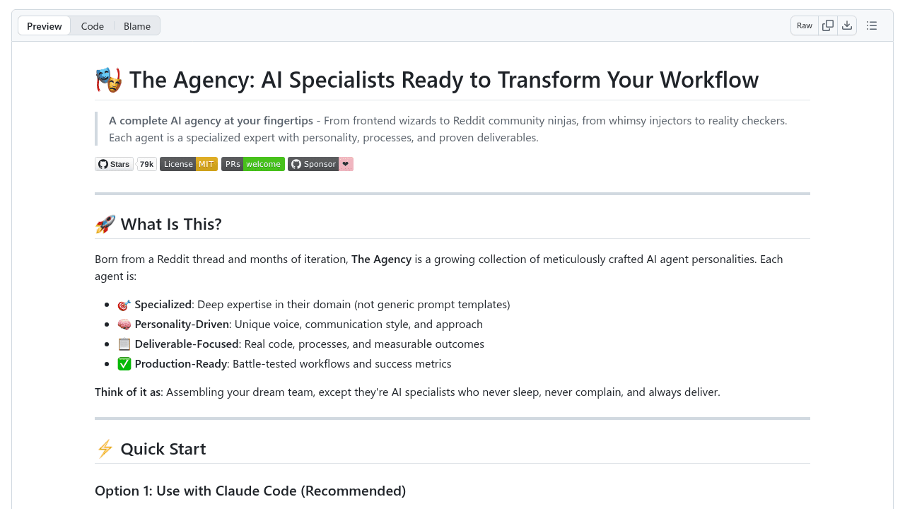 agency-agents interface preview
