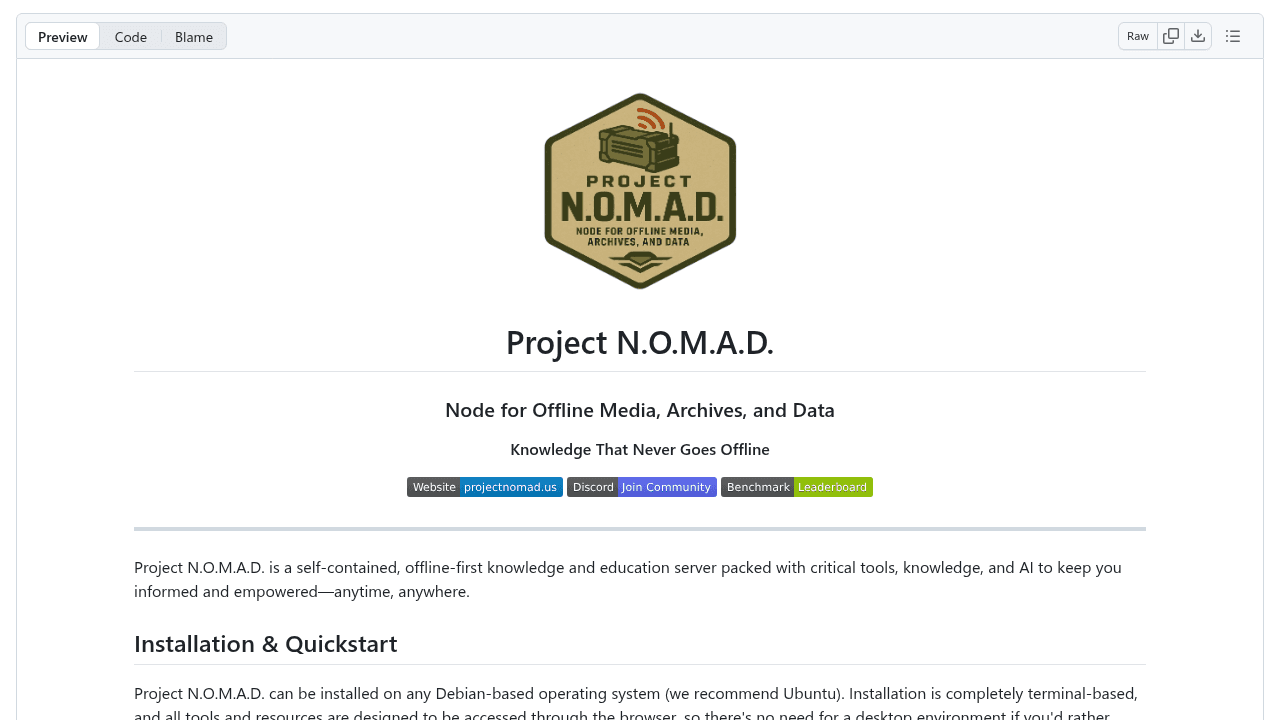 project-nomad interface preview