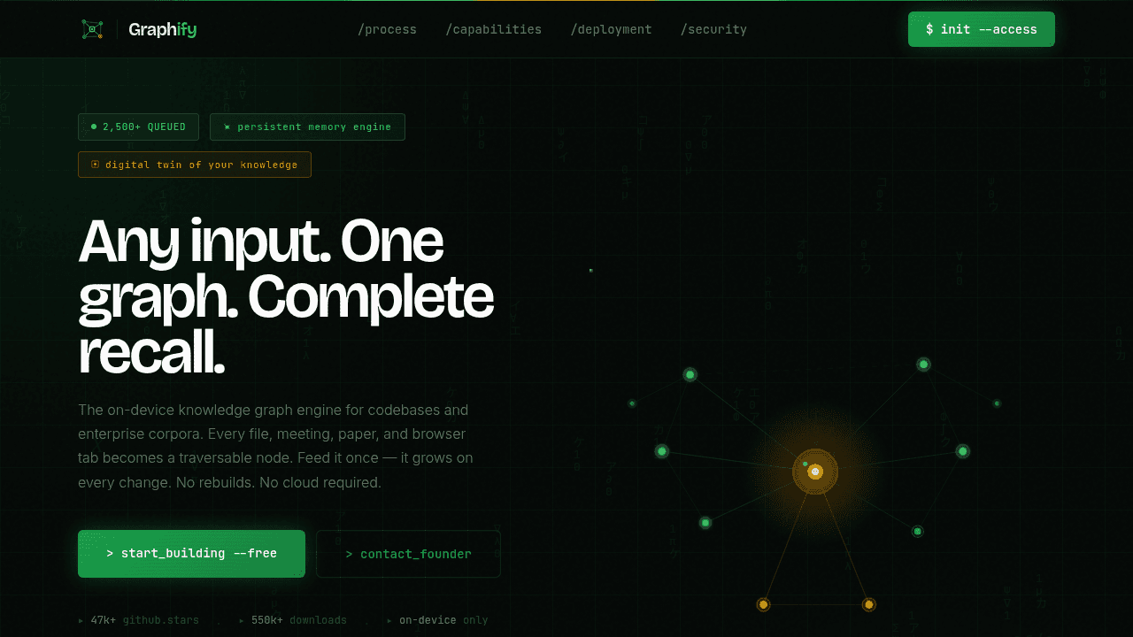 graphify interface preview