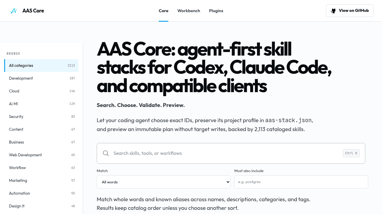 agentic-awesome-skills interface preview
