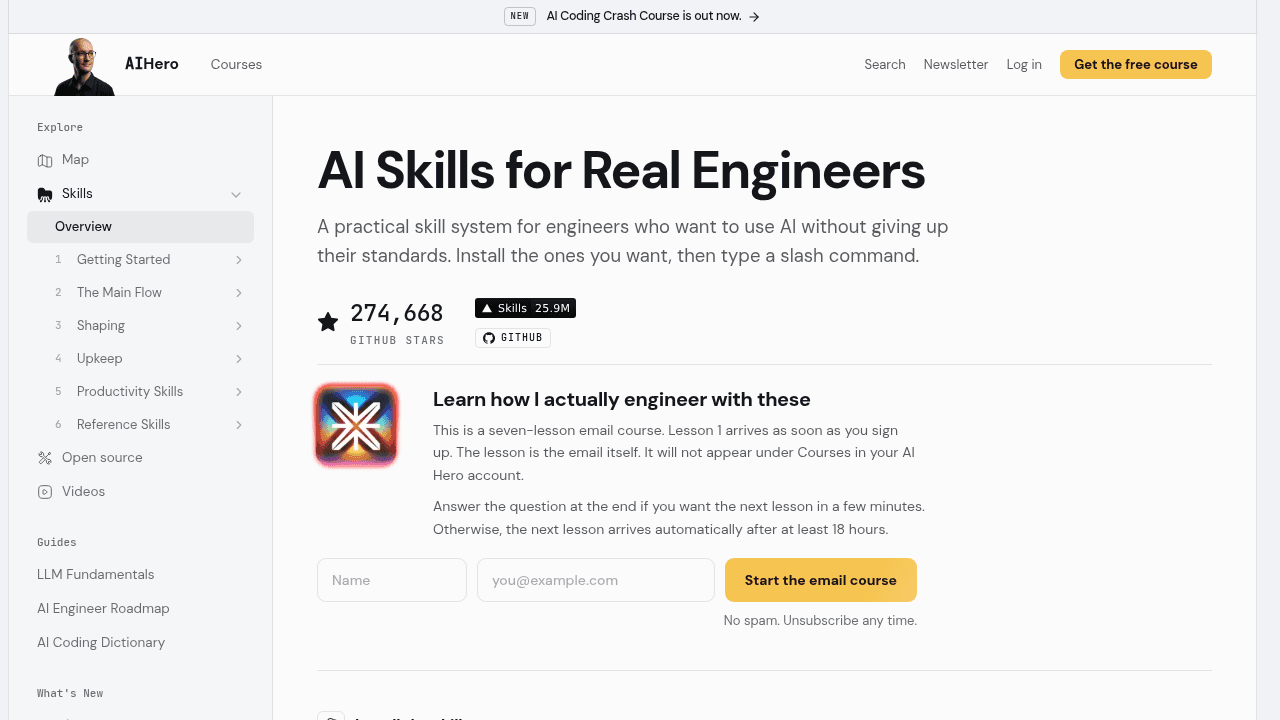 skills interface preview