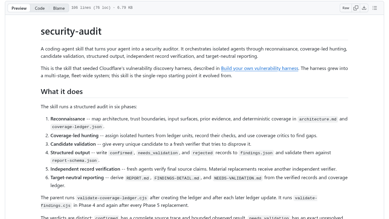 security-audit-skill interface preview