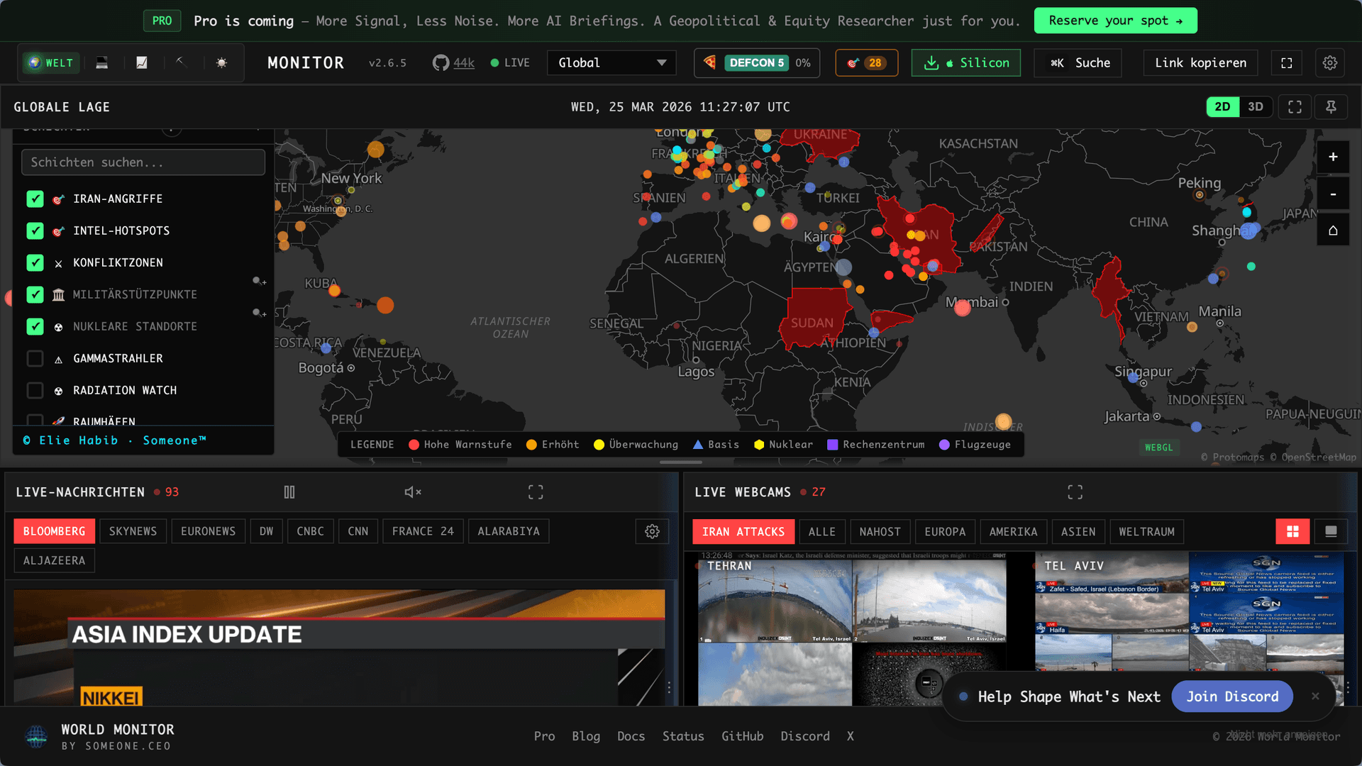 worldmonitor interface preview